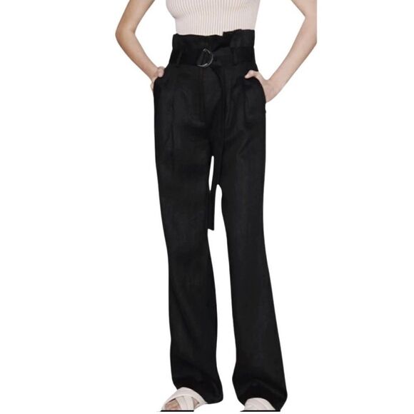 Anine Bing Thalia Linen Trousers - Picture 2 of 10